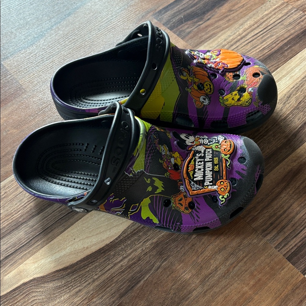 Disney Parks Mickeys Pumpkin Patch Halloween Crocs - Picture 2 of 6